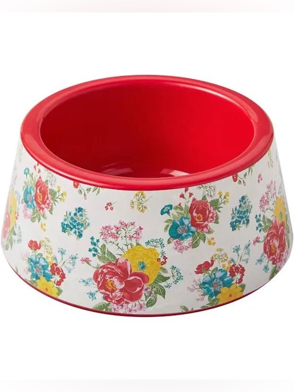 🌸 New Pioneer Woman Fancy Flourish 14 oz Pet Bowls, Qty 2 - Picture 5 of 5